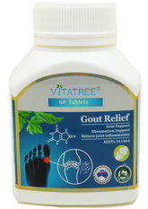 VITATREE Gout Relief 60 Tablets
